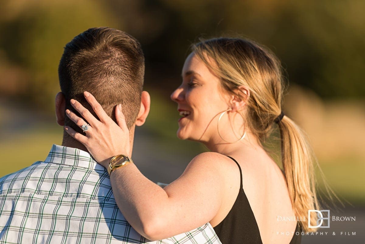 vineyard engagement photos chateau elan