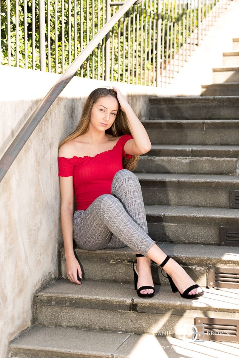 female senior portraits atlanta